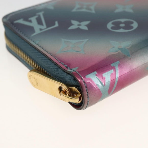 LOUIS VUITTON Vernis Zippy Wallet Long Wallet Multicolor M90520 LV Auth ARZ549M