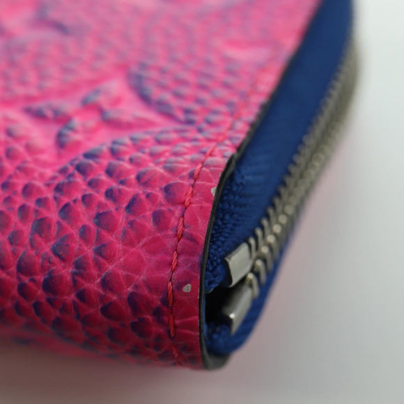 LOUIS VUITTON Taurillon Illusion Zippy Wallet Vertical M81243 LV Auth ARZ552SAM