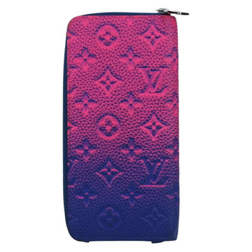 LOUIS VUITTON Taurillon Illusion Zippy Wallet Vertical M81243 LV Auth ARZ552SAM - 0