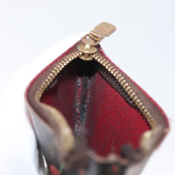 LOUIS VUITTON Monogram Cherry Pochette Cles Coin Purse M95042 LV Auth ARZ554