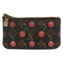 LOUIS VUITTON Monogram Cherry Pochette Cles Coin Purse M95042 LV Auth ARZ554-2