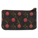 LOUIS VUITTON Monogram Cherry Pochette Cles Coin Purse M95042 LV Auth ARZ554-3
