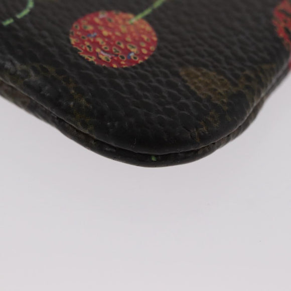 LOUIS VUITTON Monogram Cherry Pochette Cles Coin Purse M95042 LV Auth ARZ554