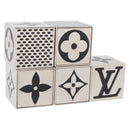 LOUIS VUITTON LV Cube Game metal Silver M99454 LV Auth ARZ555-1
