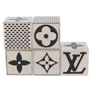 LOUIS VUITTON LV Cube Game metal Silver M99454 LV Auth ARZ555-2