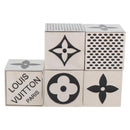 LOUIS VUITTON LV Cube Game metal Silver M99454 LV Auth ARZ555-3
