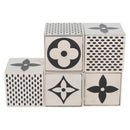 LOUIS VUITTON LV Cube Game metal Silver M99454 LV Auth ARZ555-5