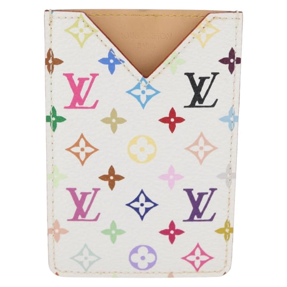 LOUIS VUITTON Monogram Multicolor Etui Miroir White M92651 LV Auth ARZ558