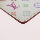 LOUIS VUITTON Monogram Multicolor Etui Miroir White M92651 LV Auth ARZ558-7