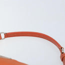 PRADA Shoulder Bag Nylon Orange Silver Auth ARZ559A-14