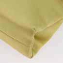 PRADA Tote Bag Satin Yellow Gold Auth ARZ560-12