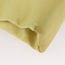 PRADA Tote Bag Satin Yellow Gold Auth ARZ560-13