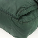 PRADA Shoulder Bag Nylon Green Silver Auth ARZ561-14