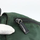 PRADA Shoulder Bag Nylon Green Silver Auth ARZ561-19