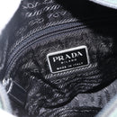 PRADA Shoulder Bag Nylon Green Silver Auth ARZ561-21