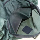 PRADA Shoulder Bag Nylon Green Silver Auth ARZ561-26