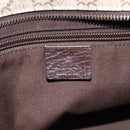 GUCCI GG Supreme Hand Bag PVC Beige Silver 181086 Auth ARZ575-18