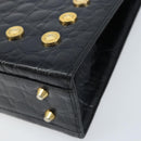 Gianni Versace Umhängetasche Geprägtes Leder Schwarz Gold Original ARZ600A-9