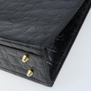 Gianni Versace Umhängetasche Geprägtes Leder Schwarz Gold Original ARZ600A-15