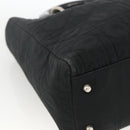 Christian Dior Canage Tote Bag Nylon Black Silver Auth ARZ602-14