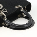 Christian Dior Canage Tote Bag Nylon Black Silver Auth ARZ602-7