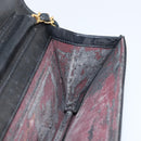 CHANEL Matelasse Chain Shoulder Bag Lamb Skin Black Gold CC Auth ARZ605-20