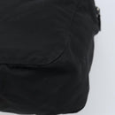 PRADA Hand Bag Nylon Black Silver Auth ARZ607-12
