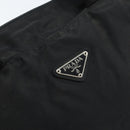 PRADA Hand Bag Nylon Black Silver Auth ARZ607-14