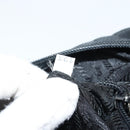 PRADA Hand Bag Nylon Black Silver Auth ARZ607-22