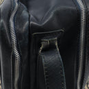 Christian Dior Trotter Canvas Shoulder Bag Navy Silver Auth ARZ611-9