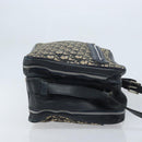 Christian Dior Trotter Canvas Shoulder Bag Navy Silver Auth ARZ611-3