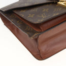 LOUIS VUITTON Monogram Monceau 28 Hand Bag 2way M51185 LV Auth ARZ613-15