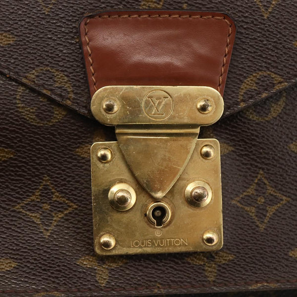 LOUIS VUITTON Monogram Monceau 28 Hand Bag 2way M51185 LV Auth ARZ613
