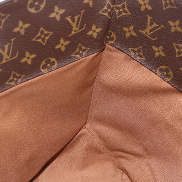 LOUIS VUITTON Monogram Sac Shopping Tote Bag M51108 LV Auth ARZ632