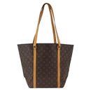LOUIS VUITTON Monogram Sac Shopping Tote Bag M51108 LV Auth ARZ632-13