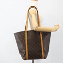 LOUIS VUITTON Monogram Sac Shopping Tote Bag M51108 LV Auth ARZ632-22