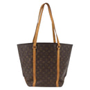 LOUIS VUITTON Monogram Sac Shopping Tote Bag M51108 LV Auth ARZ632-2