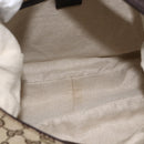 GUCCI GG Canvas Web Sherry Line Shoulder Bag 2way Beige Gold 296851 Auth ARZ642-11