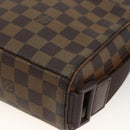 LOUIS VUITTON Damier Ebene Olaf PM Shoulder Bag N41442 LV Auth ARZ646-9