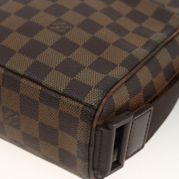 LOUIS VUITTON Damier Ebene Olaf PM Shoulder Bag N41442 LV Auth ARZ646