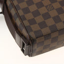 LOUIS VUITTON Damier Ebene Olaf PM Shoulder Bag N41442 LV Auth ARZ646-16