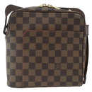 LOUIS VUITTON Damier Ebene Olaf PM Shoulder Bag N41442 LV Auth ARZ646-13