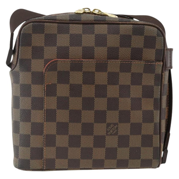 LOUIS VUITTON Damier Ebene Olaf PM Shoulder Bag N41442 LV Auth ARZ646
