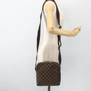 LOUIS VUITTON Damier Ebene Olaf PM Shoulder Bag N41442 LV Auth ARZ646-21