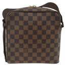 LOUIS VUITTON Damier Ebene Olaf PM Shoulder Bag N41442 LV Auth ARZ646-2