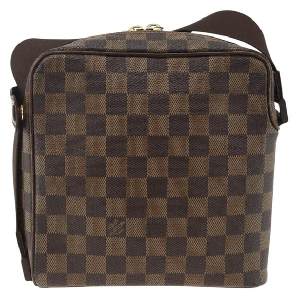 LOUIS VUITTON Damier Ebene Olaf PM Shoulder Bag N41442 LV Auth ARZ646
