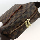 LOUIS VUITTON Damier Ebene Olaf PM Shoulder Bag N41442 LV Auth ARZ646-6