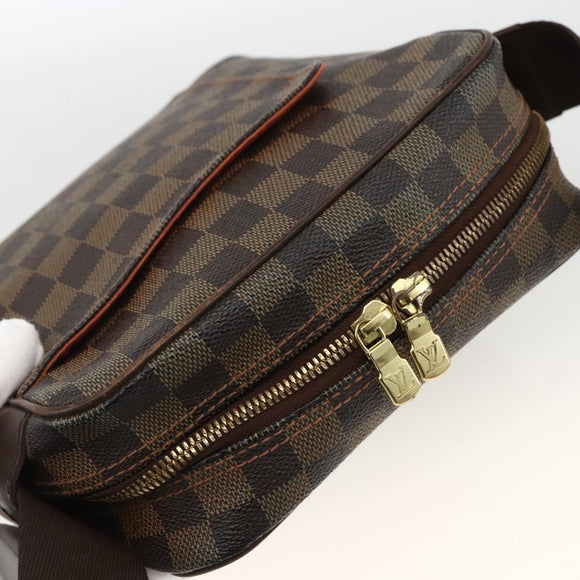 LOUIS VUITTON Damier Ebene Olaf PM Shoulder Bag N41442 LV Auth ARZ646