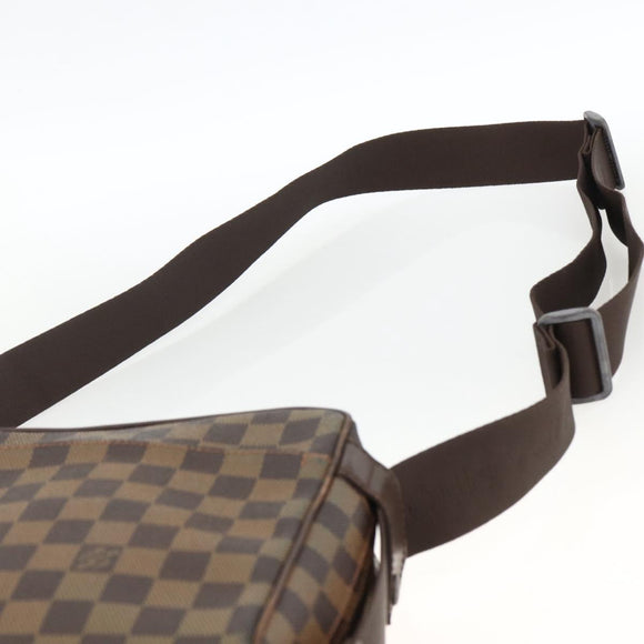 LOUIS VUITTON Damier Ebene Olaf PM Shoulder Bag N41442 LV Auth ARZ646