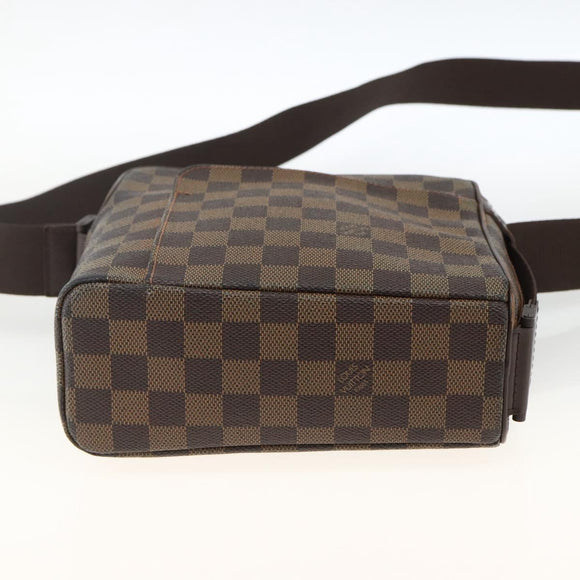 LOUIS VUITTON Damier Ebene Olaf PM Shoulder Bag N41442 LV Auth ARZ646